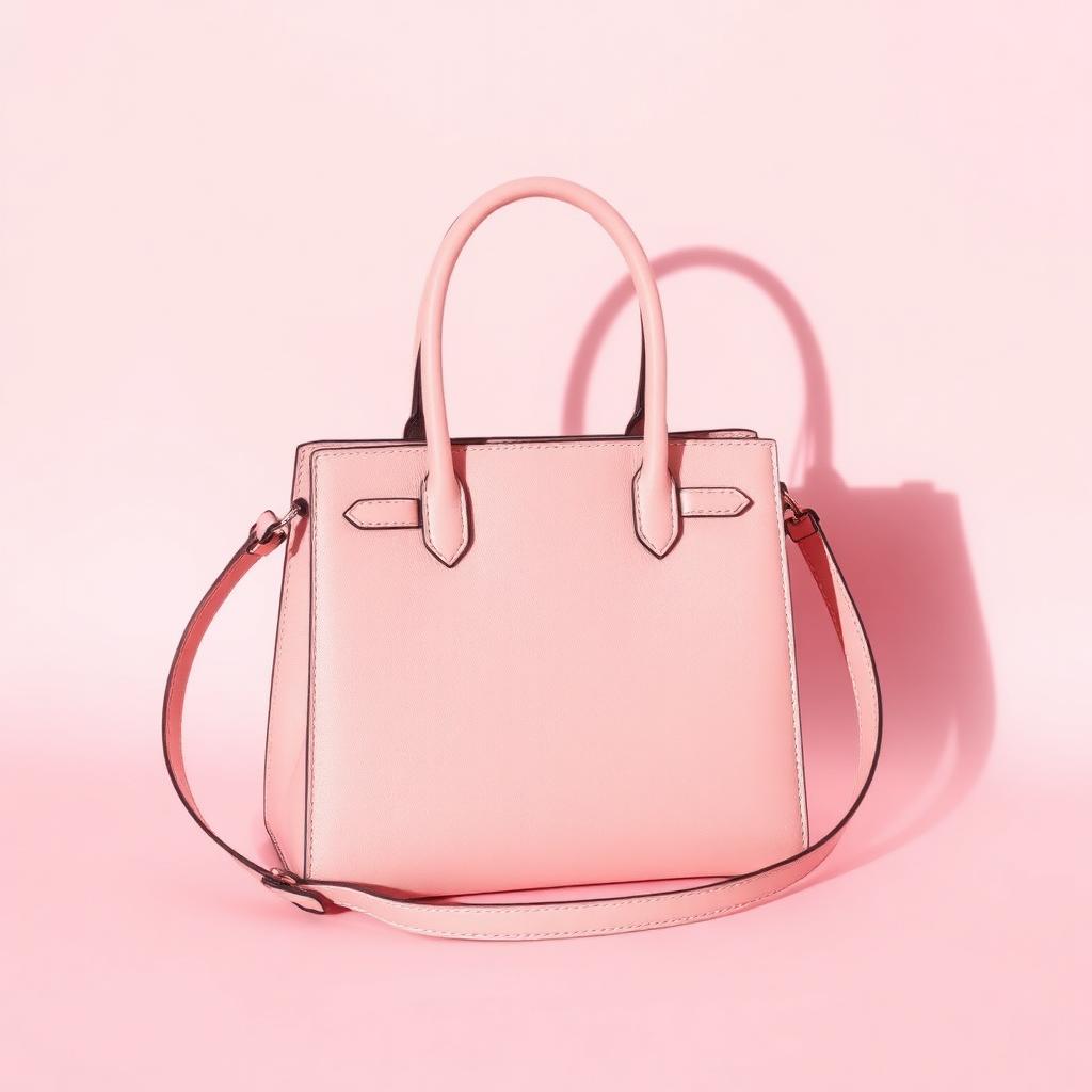 Blush Leather Handbag